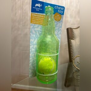 Blue Dog Chew Toy with Green Label